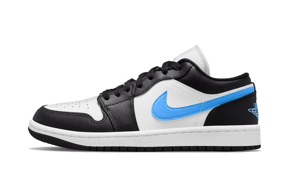 Jordan 1 low	Black University Blue White (W)