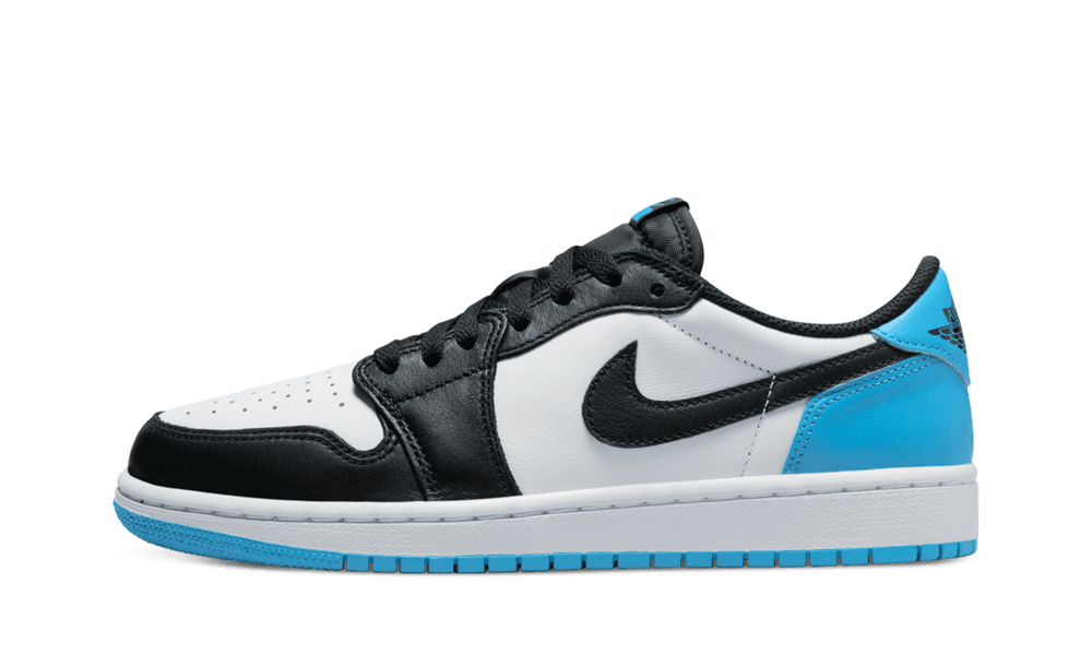 Air Jordan 1 Low Black Dark Powder Blue