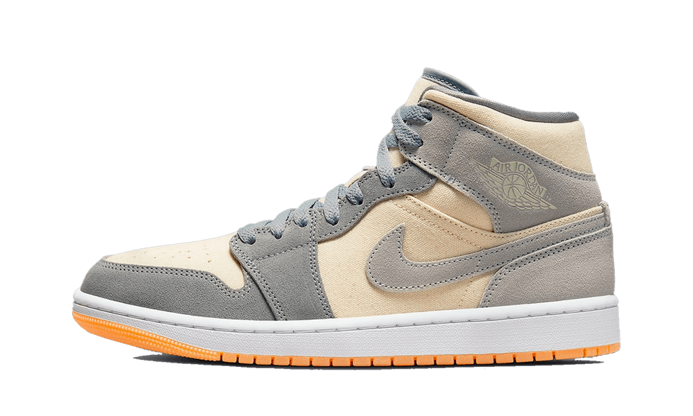 Jordan 1 Mid 	Coconut Milk Particle Grey