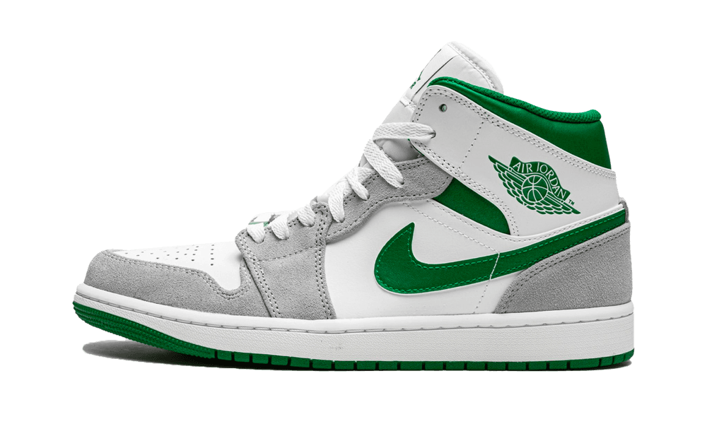 Jordan 1 Mid Grey green