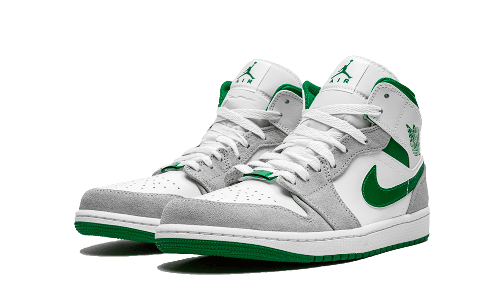 Jordan 1 Mid Grey green