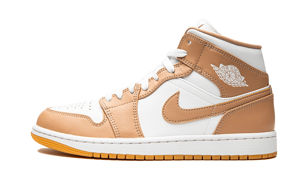 Jordan 1 Mid 	Tan gum