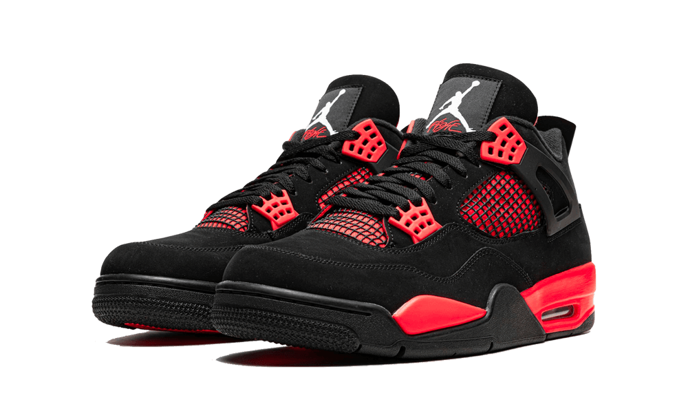 Scarpe jordan nere e rosse online