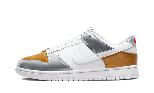Dunk Low Gold White Silver